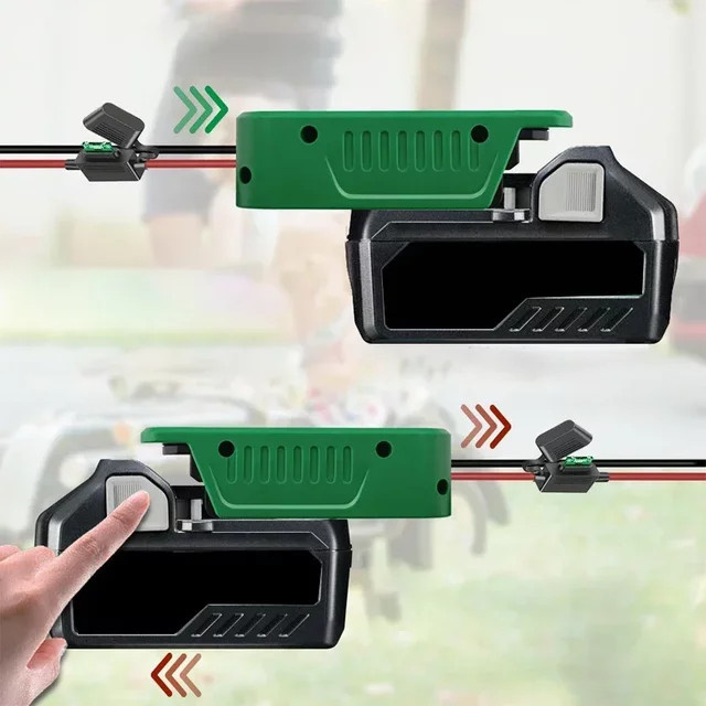HiKOKI Power Rad Adapter für 18V-36V Akkus mit Sicherungsschalter in Grün - Bild 1