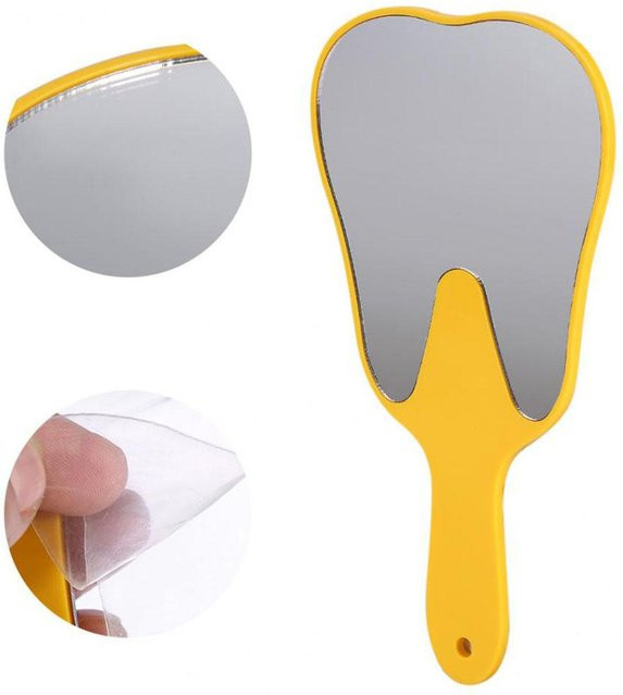 Zufälliger Dental-Handspiegel in Backenzahnform, Handspiegel mit Griff - Bild 1