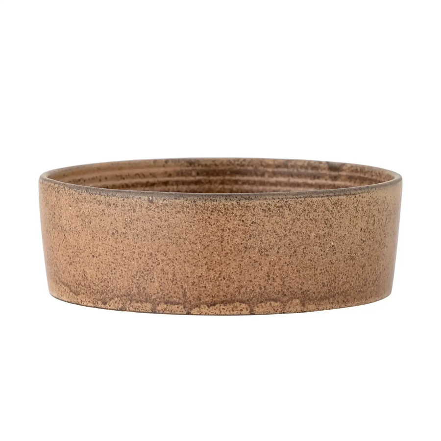 Bloomingville Schale Buddy aus Steingut in Braun Durchmesser: 21,5 cm - Bild 1