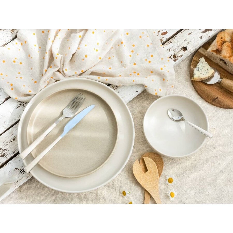 CreaTable Tafelservice Uno Toscana 12-tlg. Geschirrset aus Steinzeug in Mehrfarbig für 4 Personen - Bild 2