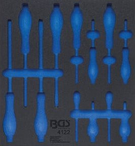 BGS Werkstattwageneinlage 2/3 blau aus Kunststoff für Art. 4122 - Bild 1