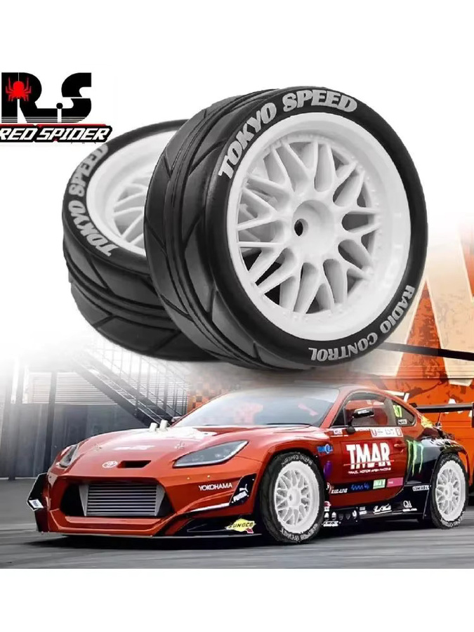 RSRed Spider 1/10 Tourenwagen-Reifen, Rennreifen - Bild 6