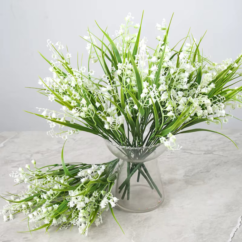 ZQCY Künstliche weiße Blumen als Tischdekoration für Hochzeiten und Boho-Deko - Bild 1