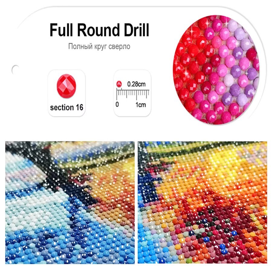 Potdemiel Diamond Painting Set Anime Mädchen DIY Mosaik Stickerei in Multicolour B/H/T: 20 x 30 x 2 cm - Bild 1