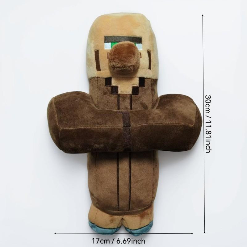 Toys D Minecraft Dorfbewohner Puppe, Plüschtier, tiefseeblau, ab 0 Jahre - Bild 3