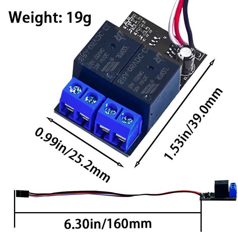E-Star Hub, Modell-Fernbedienungsschalter für Modellflugzeuge, Ferngesteuertes Relais, PWM-Schalter, Wasserpumpen-Elektromagnet, Navigationslicht-Controller - Bild 4