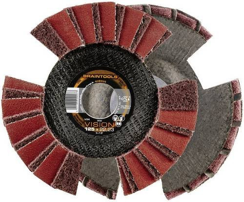 Rhodius Vliesfächerscheibe VSK 209503, Durchmesser: 115 mm, Bohrung: 22,23 mm, Farbe: Braun - Bild 1