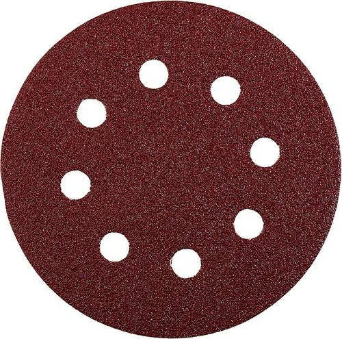 Kwb 491904 Schleifscheiben für Exzenterschleifer für Holz und Metall, Körnung 40, Durchmesser 125 mm, 5 Stück - Bild 1