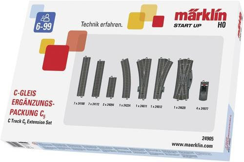 Märklin C-Gleis, Erweiterung, H0, mit Bettung, 24905 - Bild 1