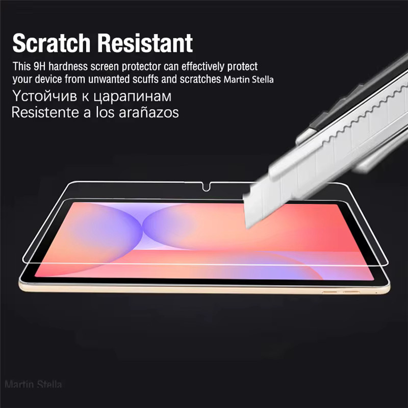 Samsung Galaxy Tab S10 Lite Displayschutzfolie aus gehärtetem Glas, transparent, 9H Härtegrad - Bild 3