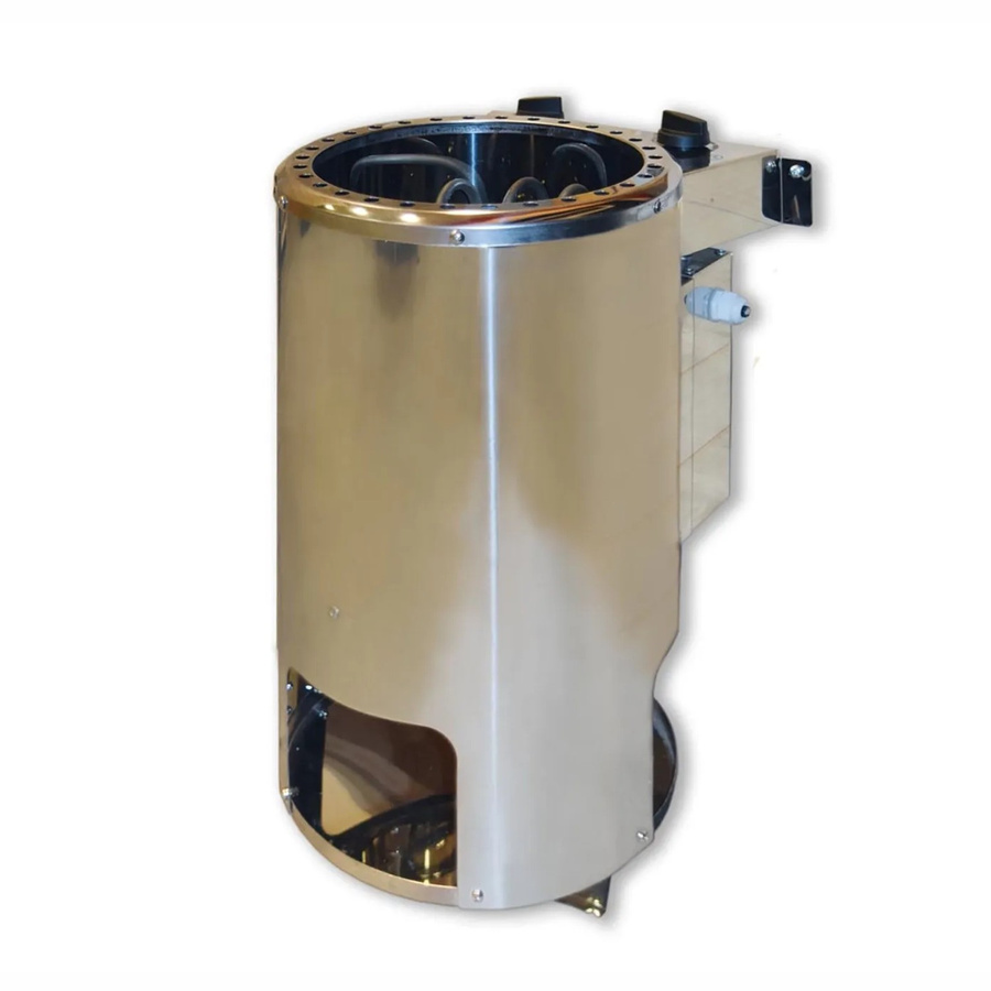WEKA Saunaofen-Set Kompakt mit integrierter Steuerung, 3,6 kW, silberfarben - Bild 3