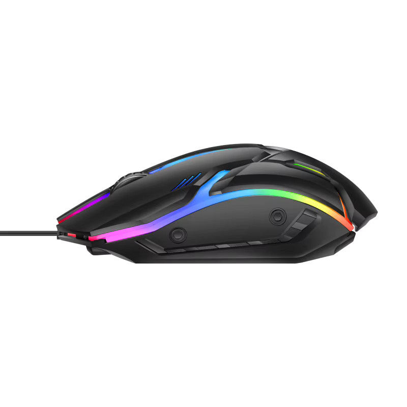 Nexusclick RGB Gaming-Maus mit Kabel, optische USB-Maus für PC und Laptop, erhältlich in Schwarz oder Weiß - Bild 3