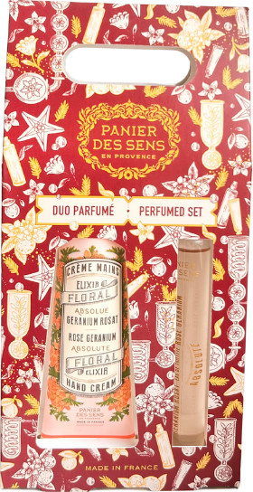 Panier des Sens Absolue Géranium Rosat Set, Eau de Toilette, Handcreme - Bild 1