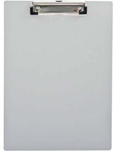Klemmbrett aus Aluminium in Silber, B: 22,7 cm, H: 31,6 cm - Bild 1