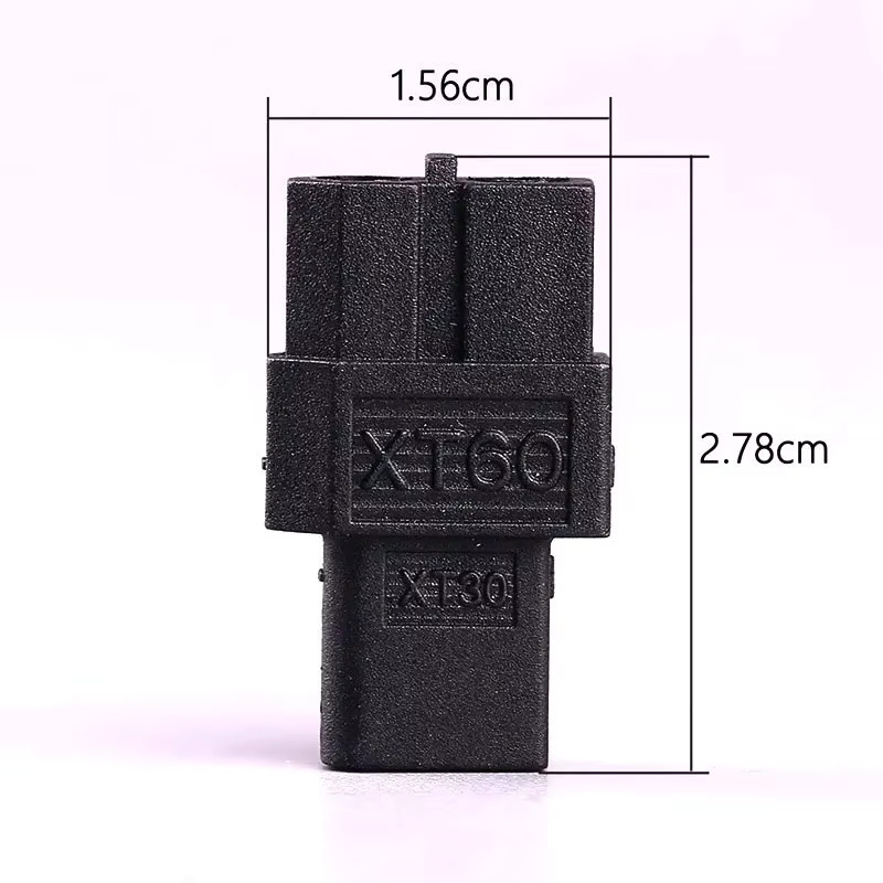 HOTA Integrierter Adapter XT60 Buchse auf XT30 Stecker in Schwarz - Bild 3