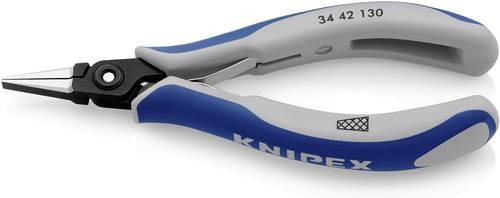Knipex Flachzange aus Chrom-Vanadium-Stahl in Blau, Länge: 130 mm - Bild 1