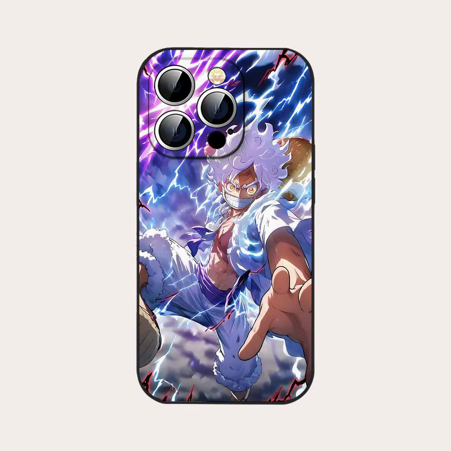 Stoßfeste Handyhülle One Piece Monki D Luffy in Schwarz für Apple iPhone 11 bis iPhone 17 Modelle - Bild 7