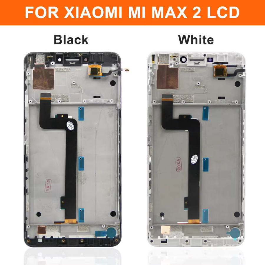 Xiaomi Mi Max 2 LCD-Display Ersatz mit Touchscreen und Rahmen, 6.44 Zoll, Schwarz oder Weiß - Bild 3