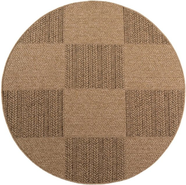 Ayyildiz Outdoor-Teppich Timber 1405 Beige rund Durchmesser: 120 cm - Bild 1