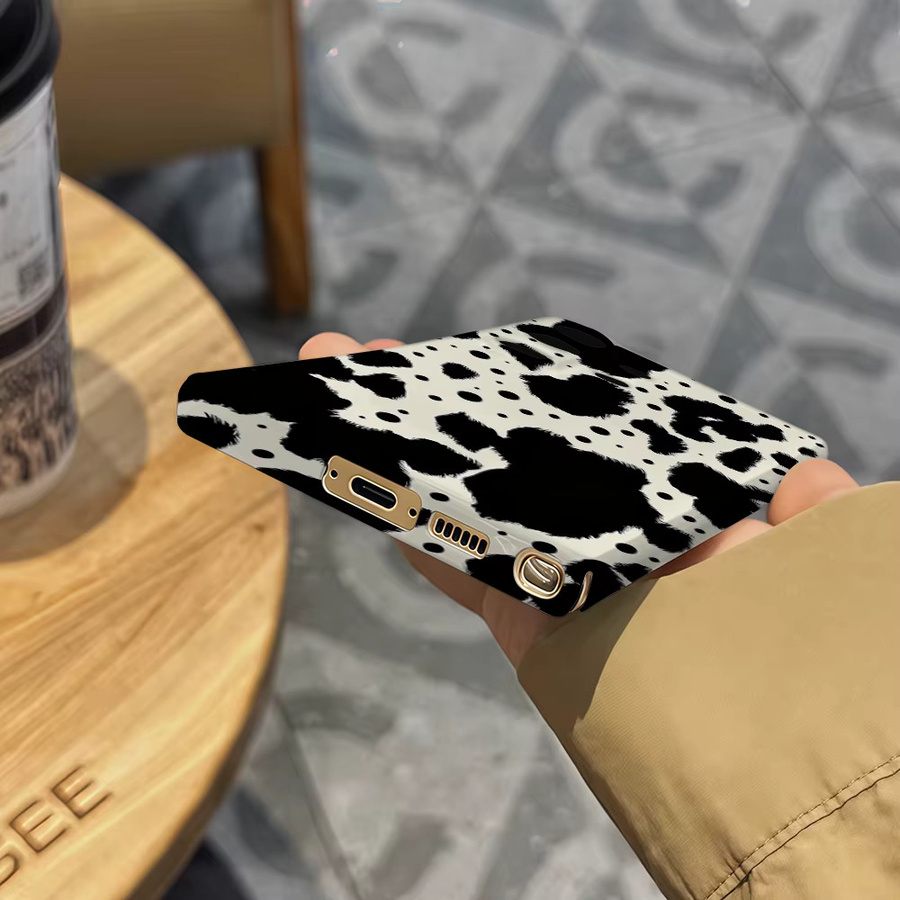 Stoßfeste Handyhülle in Kuhfell-Textur für Samsung Galaxy S26 S25 S24 S23 Ultra Plus, robuste Doppelschicht-Schutzhülle, Mehrfarbig - Bild 6