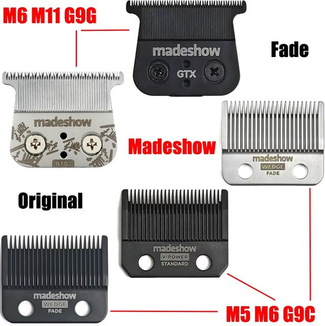 Madehsow Ersatzklinge für professionelle elektrische Haarschneidemaschine, Unisex - Bild 1