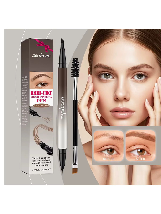 zephoco Augenbrauenstift mit Formkamm, Unisex - Bild 4