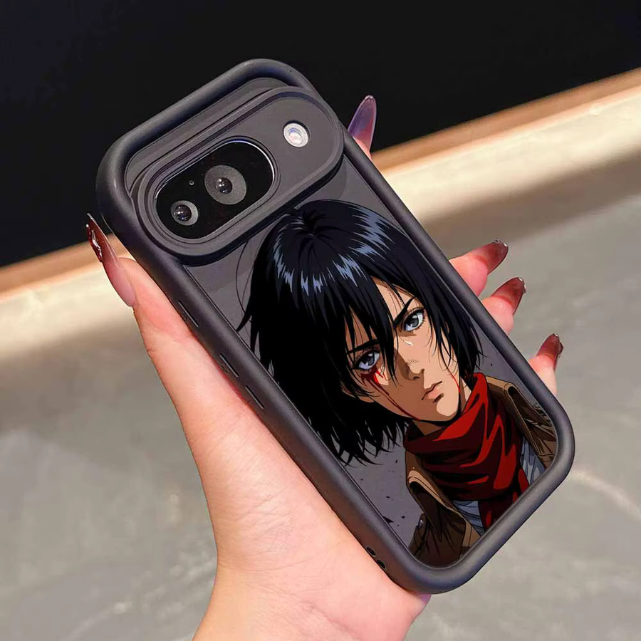 Attack On Titan Handyhülle für Google Pixel 10 9 9A 8A 8 7A 7 Pro XL mit Eyes Ladder Design Soft Feel Shell - Bild 3