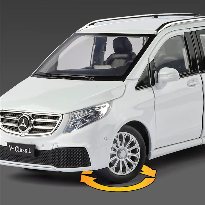 MAKEDA V260 MPV Auto Modell, 1:24, Metall, mit Sound und Licht - Bild 4