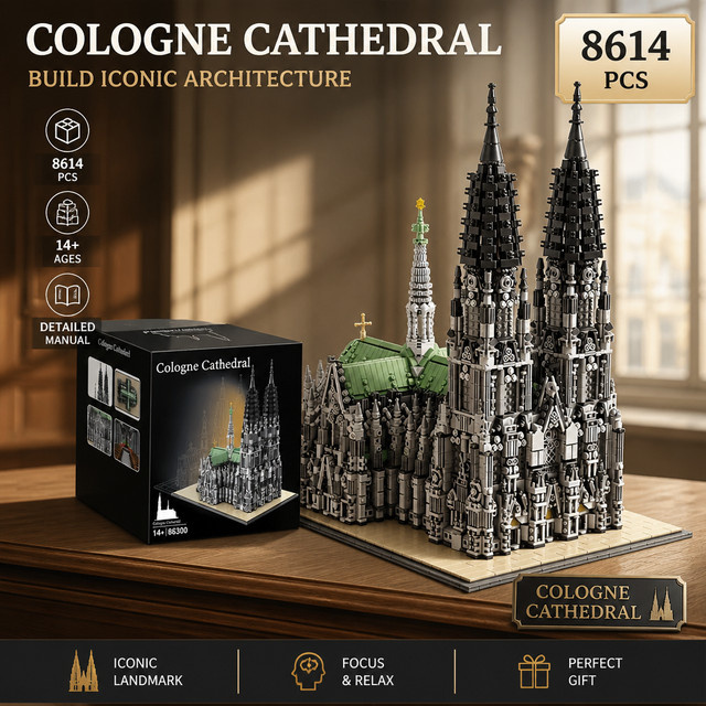 Barweer Kölner Dom, Bausteine, 8614 Teile, ab 14 Jahren - Bild 1