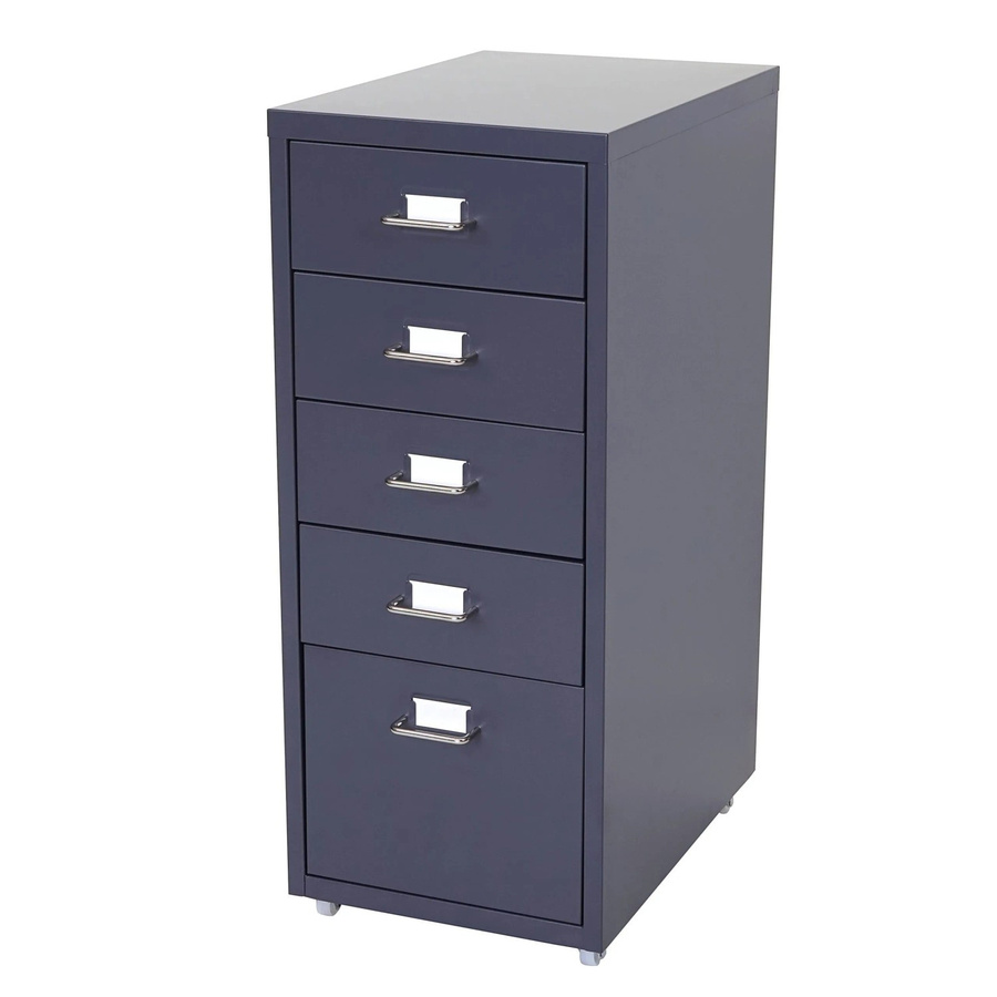 MCW Rollcontainer Preston T851 Schubladenschrank aus Stahl in Dunkelgrau mit 5 Schubladen, B/T/H: 69 x 28 x 41 cm - Bild 2