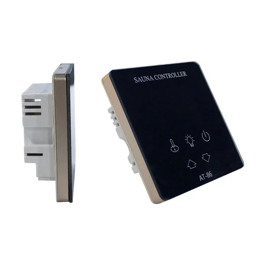 Stilform Touch Controller für Saunaofen 3 bis 9 KW in Schwarz, Wandmontage - Bild 2