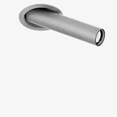 Wever & Ducré Match Sneak 1.0 LED Wandstrahler in Silber, Aluminium gebürstet, Warmweiß 2.700 K