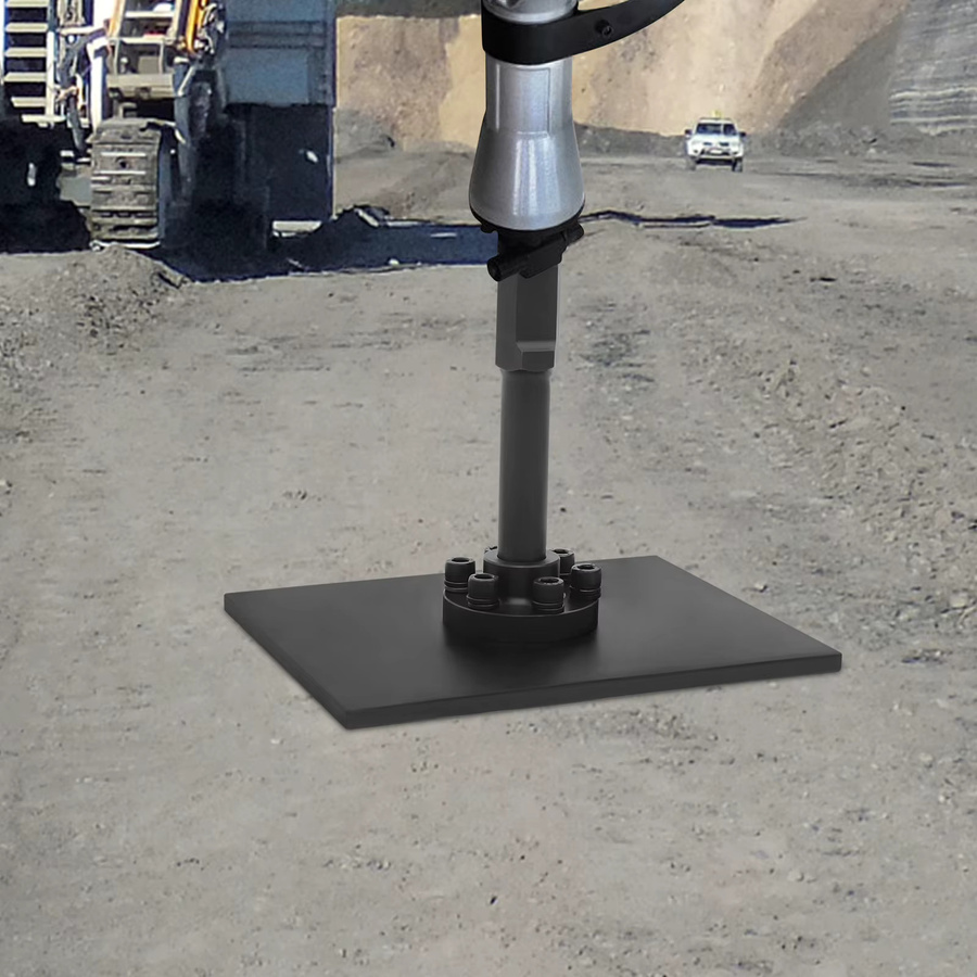 Elektrischer Vibrationsplattenverdichter aus 40 CR-Stahl in Schwarz für die Verdichtung von Boden, Kies und Sand - Bild 3