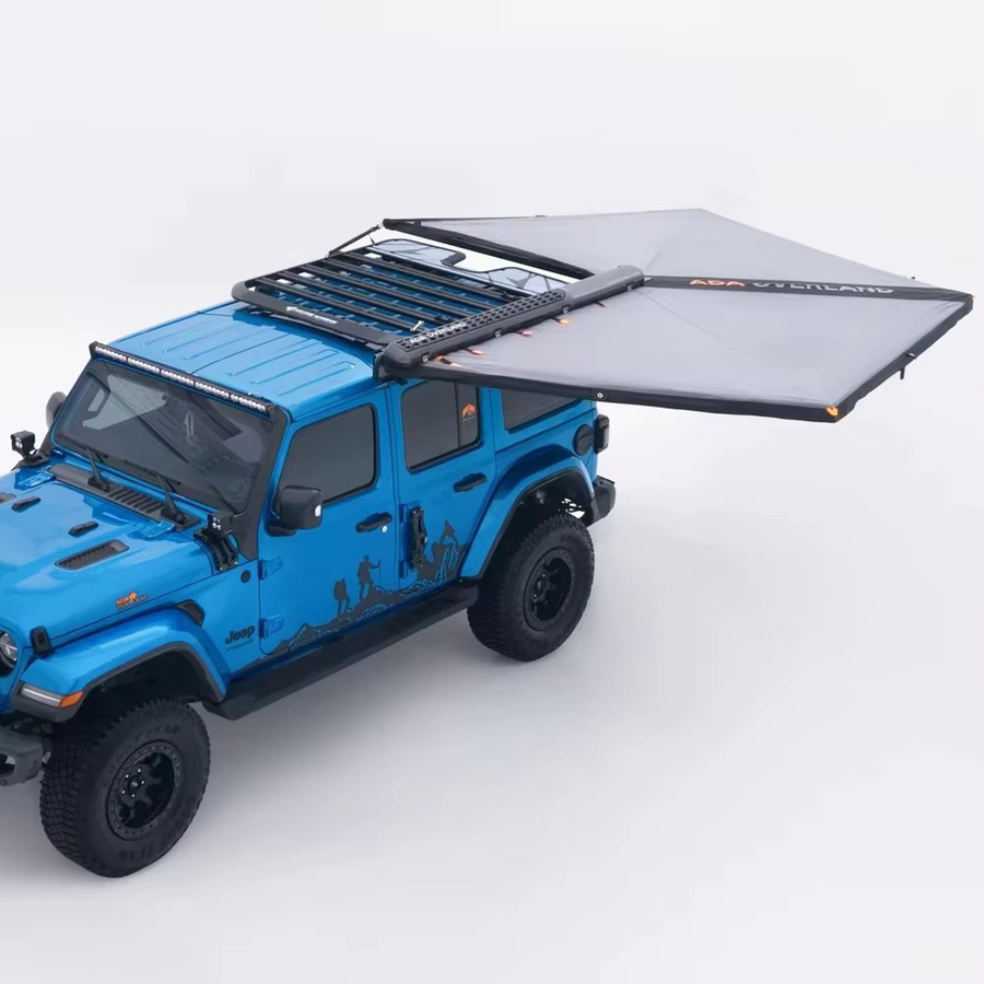 ADA OVERLAND Freistehende 270° Outdoor Pop-up Markise für 4x4 Offroad-Autos in Grau - Bild 3