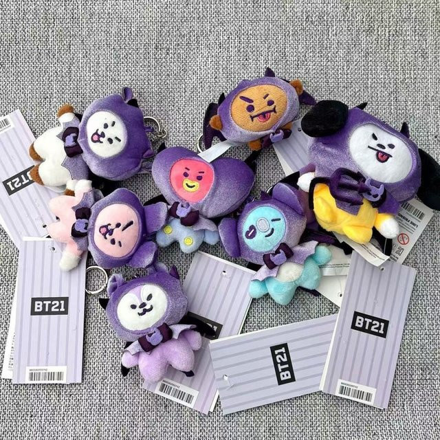LINE FRIENDS BT21 Engel vs. Teufel, Plüschpuppen-Anhänger - Bild 1