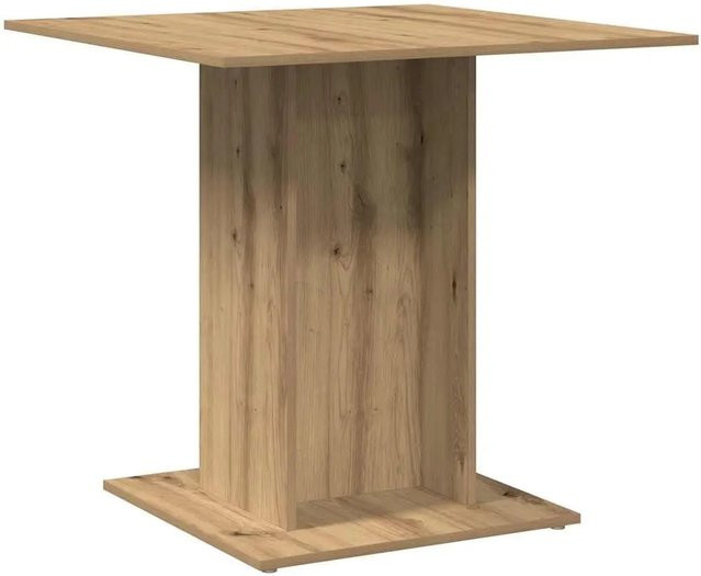 vidaXL Esstisch Artisan-Eiche in Braun aus Holzwerkstoff, B/T/H: 80 x 80 x 75 cm - Bild 1