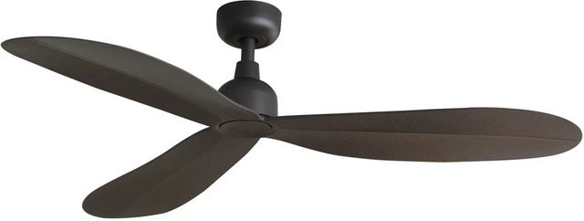 FARO Outdoor Deckenventilator Palma mit Fernbedienung, braun, IP44 - Bild 1