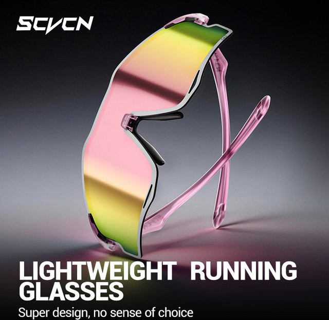 SCVCN Laufsonnenbrille, selbsttönend, Unisex, Kunststoff - Bild 1