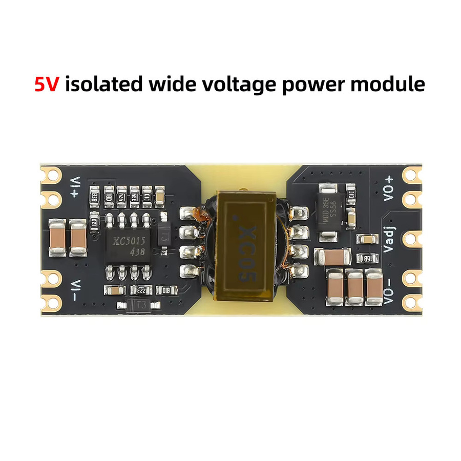 XC5015 Isoliertes DC-Stromversorgungsmodul in Schwarz, Abwärtswandler mit breitem Spannungsbereich 9–42 V zu ±5 V/±12 V, Low-Ripple mit LDO - Bild 2
