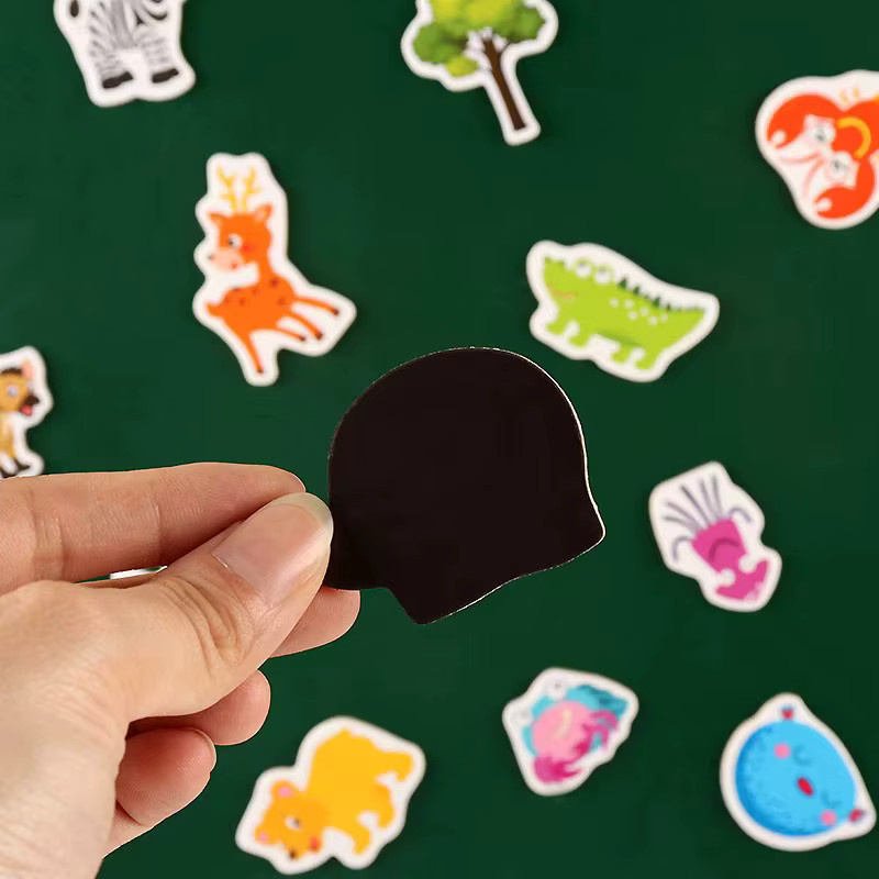 Cartoon Tier Pflanzen Kühlschrankmagnete bunte magnetische Aufkleber für Whiteboard und Büro zur DIY Dekoration für Kinder - Bild 2