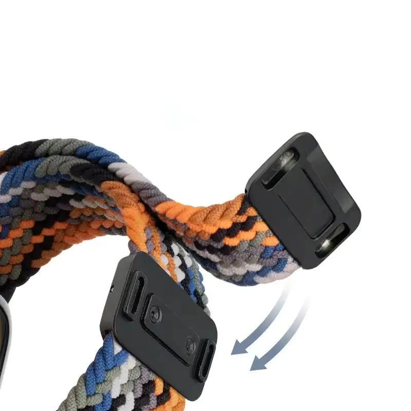 Xiaomi Uhrenarmband Nylon, Schleife, Magnetisch, Bunt, Mi Band 10/9/8 - Bild 4