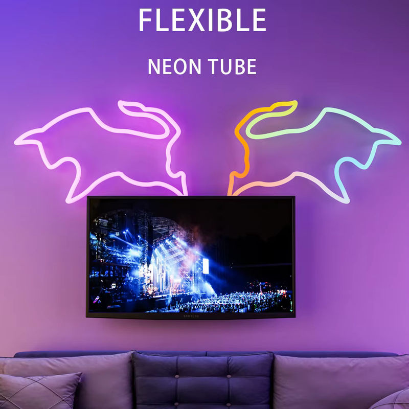 Xnbada LED Silikon Neon Flex Rohr RGB Multicolour IP67 Wasserdicht für Outdoor Dekoration - Bild 4