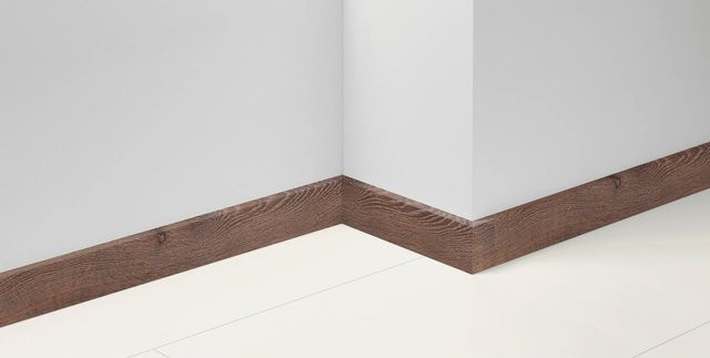Parador Sockelleiste SL 18 Eiche D011 braun mit Kabelkanal aus MDF, Höhe: 70 mm, Tiefe: 17 mm, Länge: 2.200 mm - Bild 1