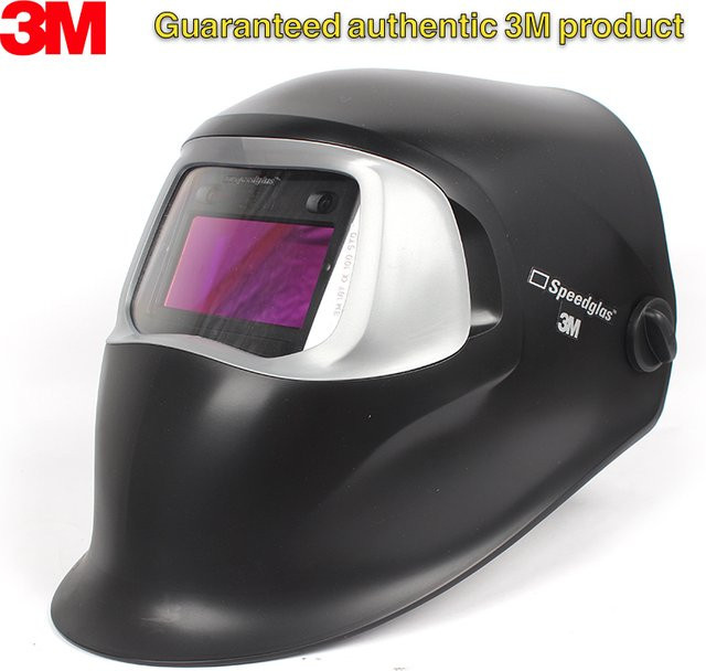 3M Speedglas 100V Serie Schweißhelm in Schwarz mit automatisch abdunkelnder Linse und fünf einstellbaren Dunkelgradstufen 8–12 - Bild 1