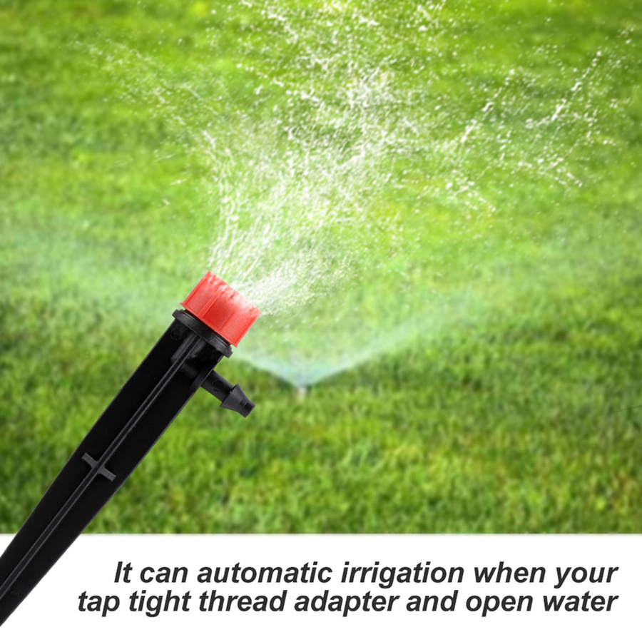 Fishine Automatisches Wasserbewässerungsset mit Bodeneinsatz und Tropfern, 25 Meter, Schwarz - Bild 4