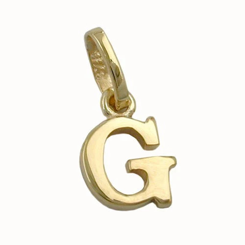 Colfem Anhänger Buchstabe G, 375 Gold, Unisex - Bild 1