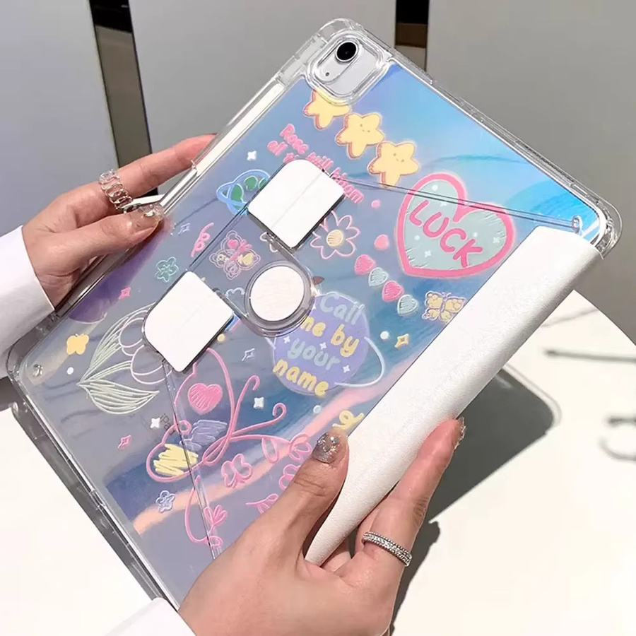 Transparente Schutzhülle für Apple iPad Pro, iPad Air und iPad Mini mit Pencil-Halterung - Bild 5