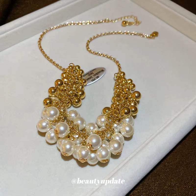 UOSU Halskette, Perle, Gold, Damen - Bild 2