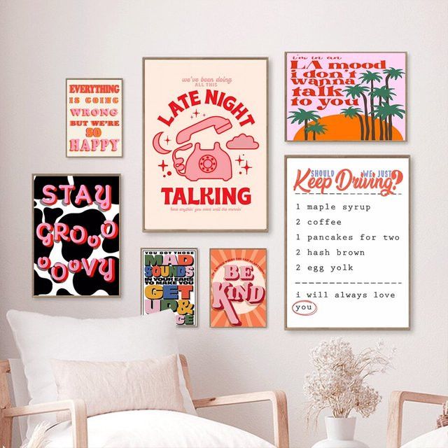 Harris Styles Lyrics Kunstposter Tageslicht Fine Line Album Leinwand Malerei für dein modernes Zimmer Wanddeko - Bild 1