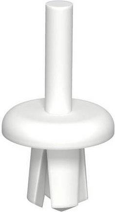 OBO Bettermann Senkniete KSN1 aus Kunststoff in Weiß, Durchmesser: 4,5 mm, 100 Stück - Bild 1